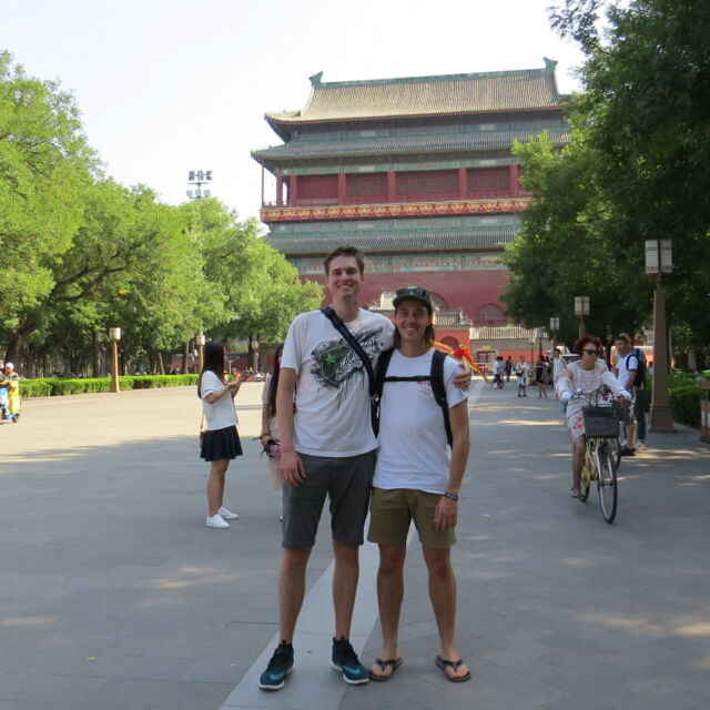 Ich und mein Kumpel in Peking