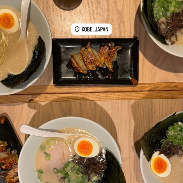 Japanische Ramen von oben Fotografiert