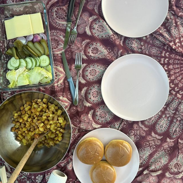 Picknick zum Abschied mit Burgern