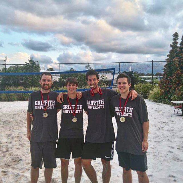 Sieg beim Beachvolleyballturnier