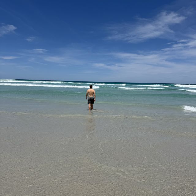 Dominik geht ins Meer